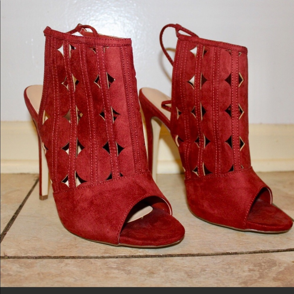 Suede Heels